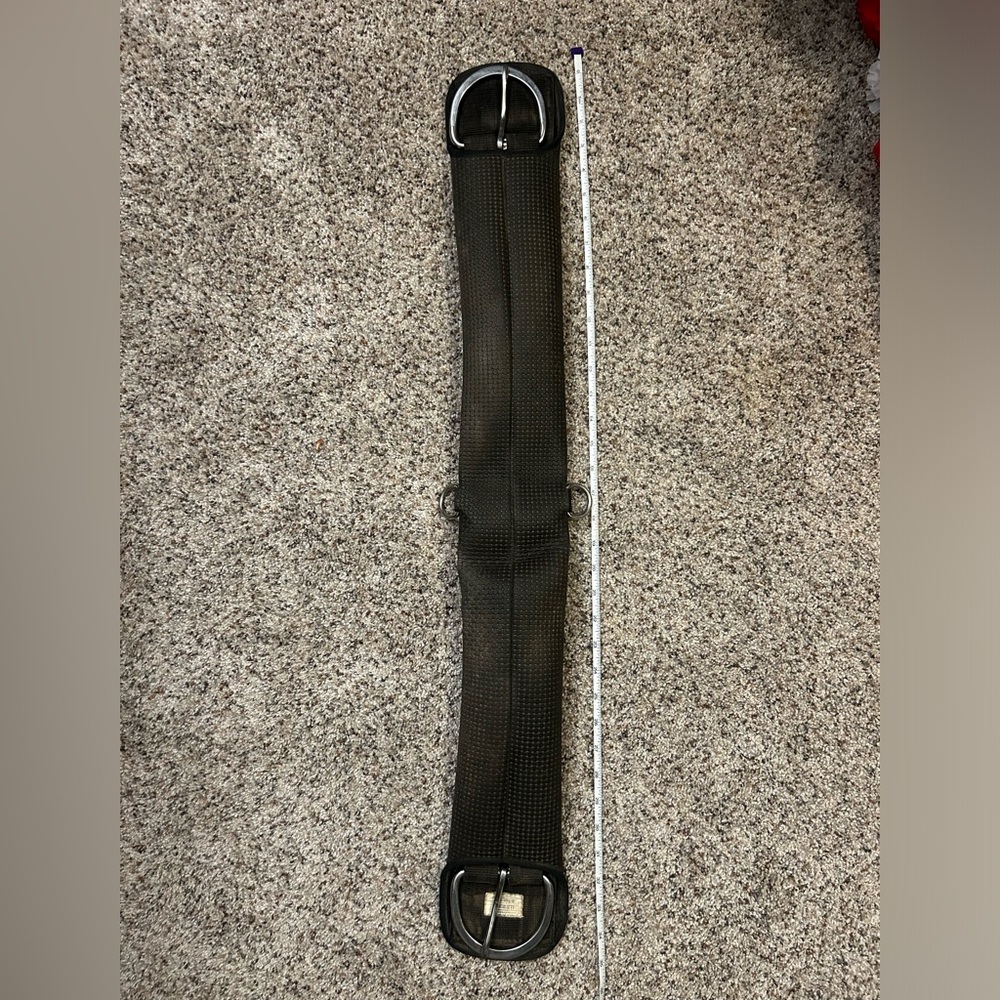 Black 34” Straight PVC Western Cinch by Mustang